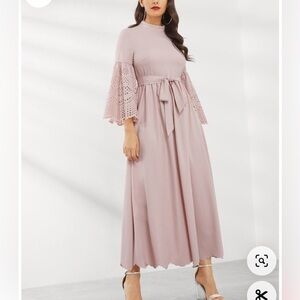 Long Sleeve Maxi Dress - Large